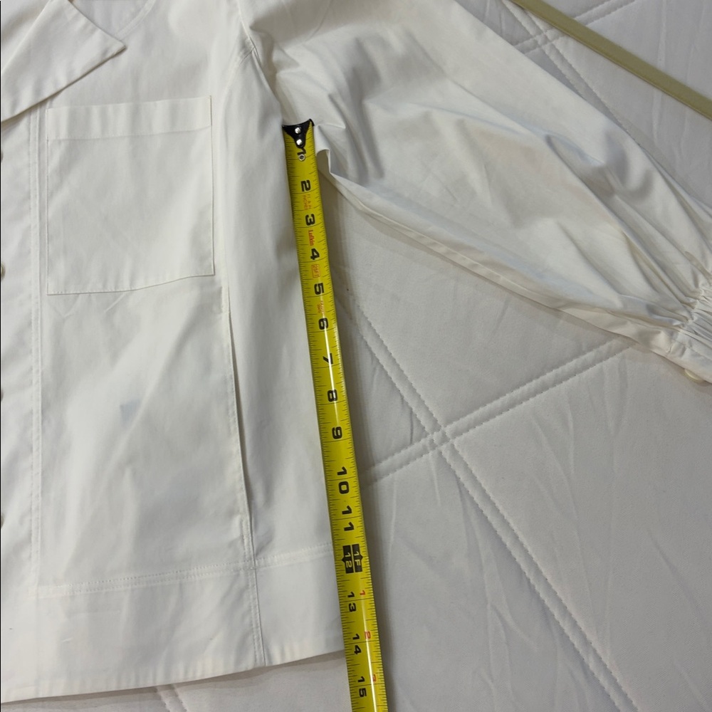 Donna Karan White Button Down Lightweight Cotton … - image 4